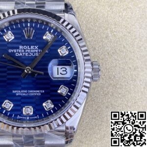 VS Factory Replica Rolex Datejust M126234-0057 Bright Blue Dial Watches