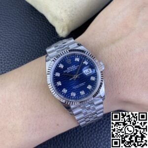 VS Factory Replica Rolex Datejust M126234-0057 Bright Blue Dial Watches