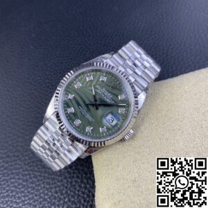 VS Factory Replica Rolex Datejust M126234-0055 Olive Green Dial