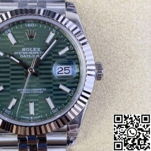 VS Factory Replica Rolex Datejust M126334-0030 Mint Green Dial