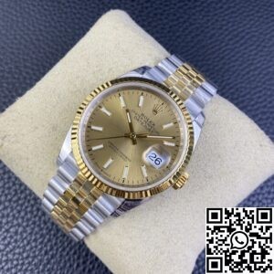 VS Factory Fake Rolex Datejust M126234-0045 Champagne Dial Size 36mm Watch