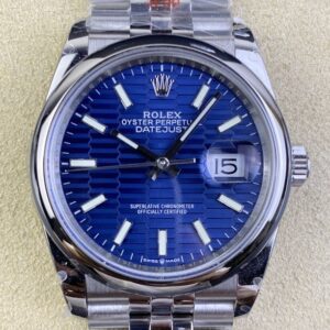 GM Factory Fake Rolex Datejust M126200-0021 Bright Blue Dial Size 36mm