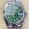 EW Factory Fake Rolex Datejust M126334-0028 Mint Green Dial Size 41mm Watch