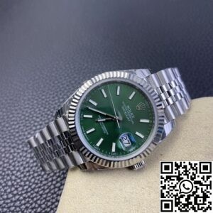 EW Factory Fake Rolex Datejust M126334-0028 Mint Green Dial Size 41mm Watch