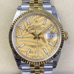 EW Factory Fake Rolex Datejust M126233-0037 Gold Watch