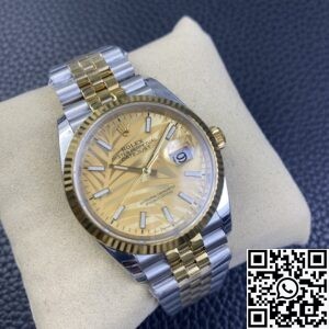 EW Factory Fake Rolex Datejust M126233-0037 Gold Watch