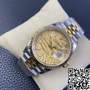EW Factory Fake Rolex Datejust M126233-0037 Gold Watch