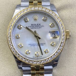 EW Factory Rolex Datejust M278383RBR-0028 Gold Watch Size 31mm