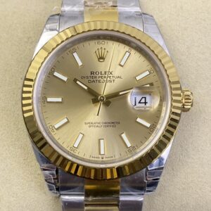 VS Factory Fake Rolex Datejust M126333-0009 Gold Watch