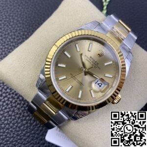 VS Factory Fake Rolex Datejust M126333-0009 Gold Watch