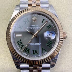EW Factory Fake Rolex Watches Datejust M126331-0016 Rose Gold Watch
