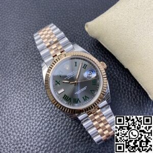 EW Factory Fake Rolex Watches Datejust M126331-0016 Rose Gold Watch