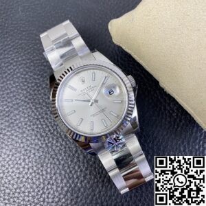 AR Factory Replica Rolex Datejust M126334-0003 Silver Dial Size 41mm Watch