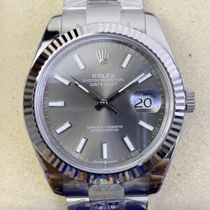 AR Factory Replicas Rolex Datejust M126334-0013 Grey Dial