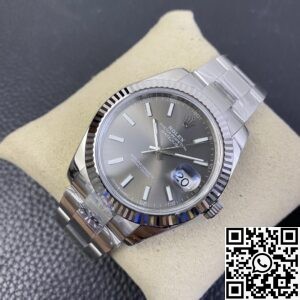 AR Factory Replicas Rolex Datejust M126334-0013 Grey Dial