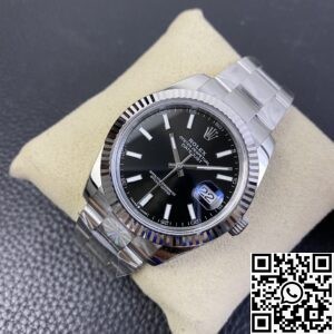 AR Factory Replicas Rolex Datejust M126334-0017 Black Dial