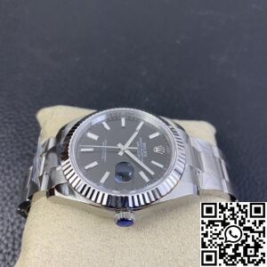AR Factory Replicas Rolex Datejust M126334-0017 Black Dial