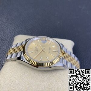 EW Factory Best Fake Rolexs Datejust M126233-0015 Gold Watch