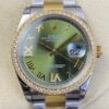 EW Factory Fake Rolex Datejust M126283RBR-0012 Gold Watch