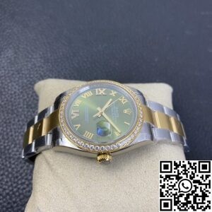 EW Factory Fake Rolex Datejust M126283RBR-0012 Gold Watch