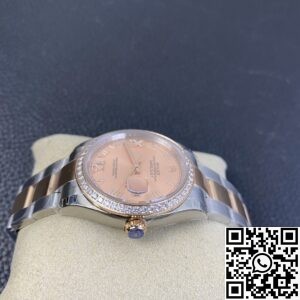EW Factory Fake Rolex Datejust M126281RBR-0016 Rose Gold Watch