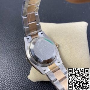 EW Factory Fake Diamond Rolex Watches Datejust M126281RBR-0011 Rose Gold Watch