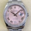 EW Factory Replica Rolex Watch Datejust M126284RBR-0024 Pinkr Dial