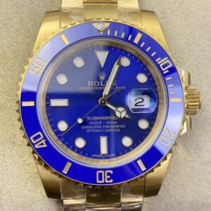VS Factory Fake Rolex Submariner M126618LB-0002 Gold Watch