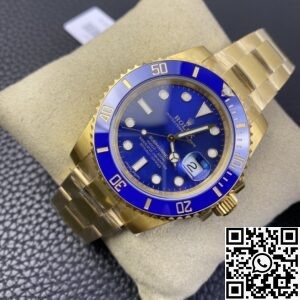 VS Factory Fake Rolex Submariner M126618LB-0002 Gold Watch