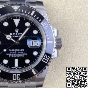VS Factory Fake Rolex Submariner 116610LN-0001 Black Dial