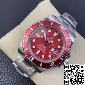 SW Custom Rolex Submariner 116610LN Red Dial Size 40mm Series