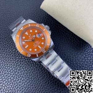 SW Custom Rolex Submariner 116610LN Orange Dial