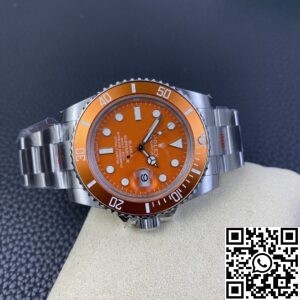 SW Custom Rolex Submariner 116610LN Orange Dial