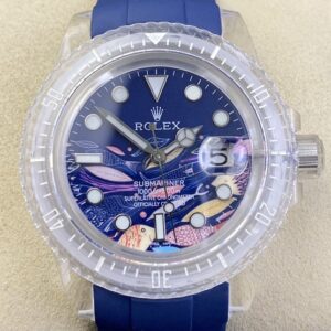 CH Custom Rolex Acrylic Transparent Submariner Watches.