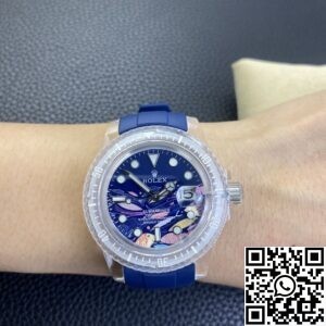 CH Custom Rolex Acrylic Transparent Submariner Watches.