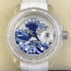 CH Custom Acrylic Clear Rolex Submariner Kanagawa Surf Disk Watches