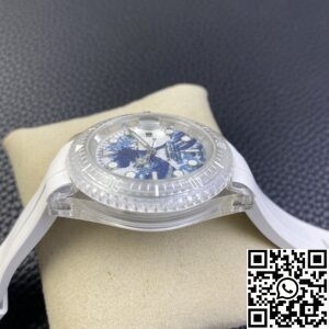 CH Custom Acrylic Clear Rolex Submariner Kanagawa Surf Disk Watches