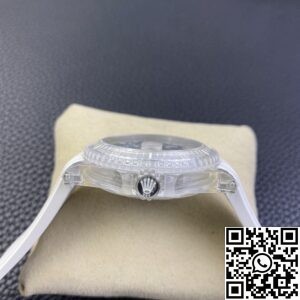 CH Custom Acrylic Clear Rolex Submariner Kanagawa Surf Disk Watches