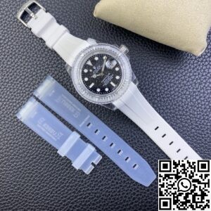 CH Custom Acrylic Clear Rolex Submariner Black Star Dial Watch