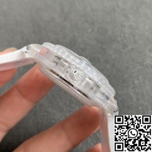 CH Custom Acrylic Clear Rolex Submariner Personalized Graffiti Dial Watch