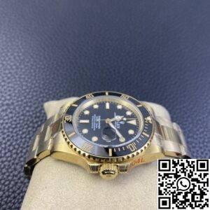 GM Factory Fake Rolex Submariner M126618LN-0002 Gold Watch