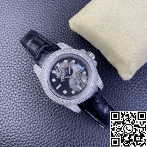 IPK Custom Diamond Set Rolex Submariner Dragon Dial Watches