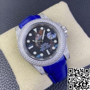 IPK Custom Diamond Set Rolex Submariner Koi Dial