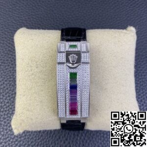 IPK Custom Rolex Submariner Rainbow Diamond Bezel Black Dial