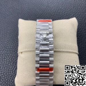 EW Factory Fake Rolex Day Date 228239-83419 Silver Gray Dial