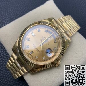 EW Factory Rolex Day Date 218238 Gold Watch