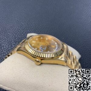EW Factory Rolex Day Date 218238 Gold Watch