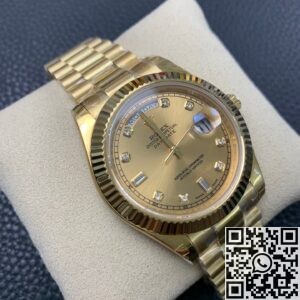 EW Factory Rolex Day Date 218238 Gold Watch