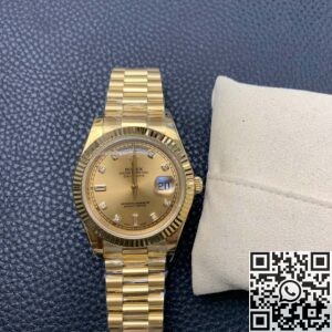 EW Factory Rolex Day Date 218238 Gold Watch