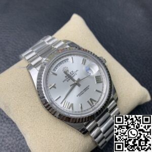EW Factory Fake Rolex Day Date M228236-0010 White Dial